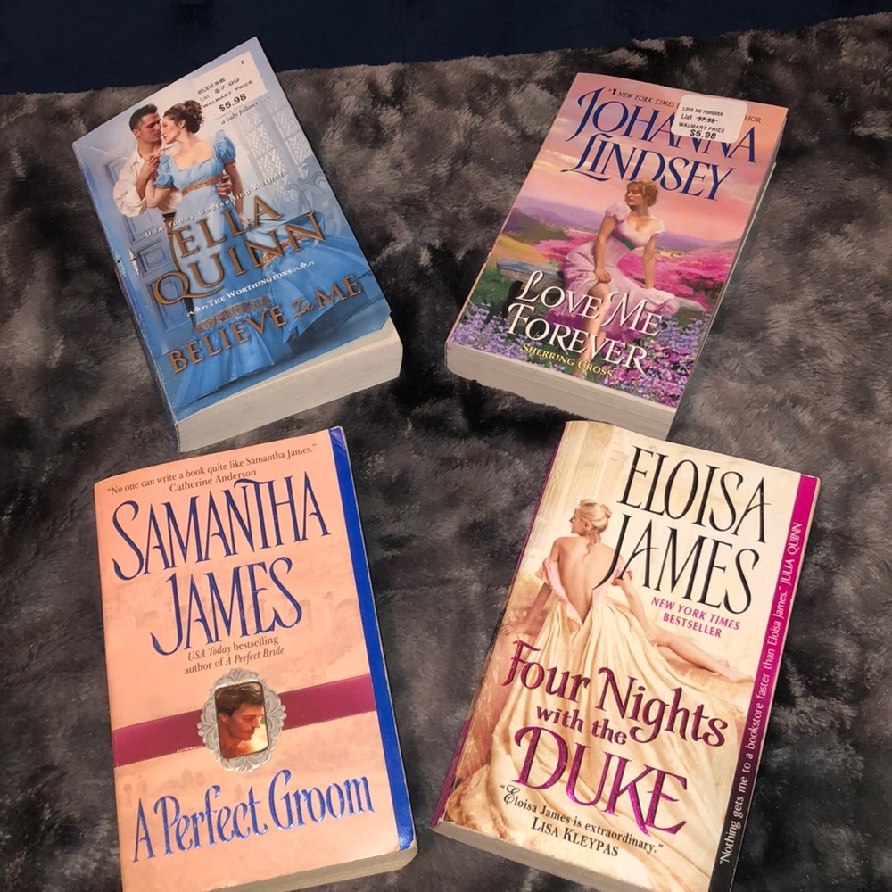 4 historical romance novels